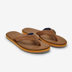 Hari Mari Men's Dunes Boat Safe Waterproof Flip Flops, Tobacco, Size Options - Picture 1 of 13