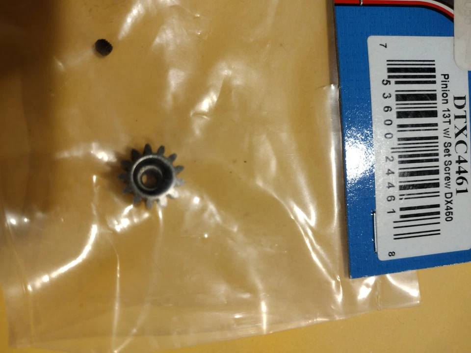 RC MOTORCYCE Durratrax DX450 pinion gear - Image 1 of 1