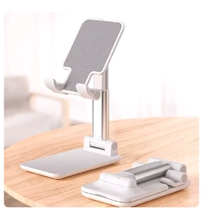 Desk Mobile Phone Holder Stand For IPhone IPad Xiaomi Adjustable Desktop Tablet - Picture 1 of 7
