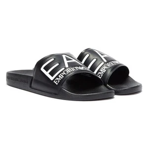 Emporio Armani EA7 Sea World Mens Black Slides