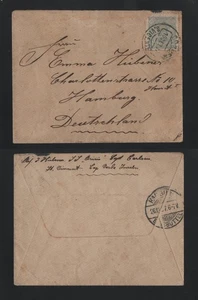 Portugal Cape Verde 1897 Cover to Germany, D. Carlos, READ - Picture 1 of 1