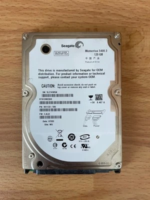 HDD 2,5" 120 GB SATA Seagate Momentus 5400.3 ST9120822AS 8MB - Immagine 1 di 4