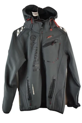 Geographical Norway Platinum 4000 Softshell Talla 14 Exterior Con Capucha Foto 1 de 4