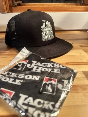 Jackson Hole Kings & Queens Of Corbet's Hat And Jackson Hole Facemask - Image 1 of 2
