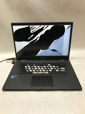 Asus CK1500CN 15" Chromebook Intel Celeron 4GB RAM 64GB eMMC Cracked Screen - DW - Image 1 of 4