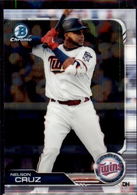2019 Bowman Chrome #70 Nelson Cruz - Image 1 of 2