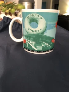 Starbucks "Randy's Donuts" Kaffeebecher Los Angeles Icons Sammeltasse 2015 14 oz - Bild 1 von 6