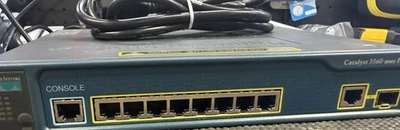 CISCO Catalyst 3560 Series PoE-8 WS-C3560-8PC-S 8 Port Network Switch Tested - Image 1 of 4