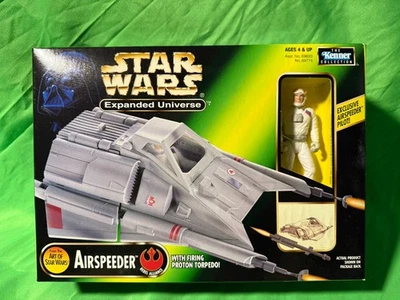 Kenner Star Wars 1997 universo expandido Airspeeder con piloto exclusivo sellado Foto 1 de 2