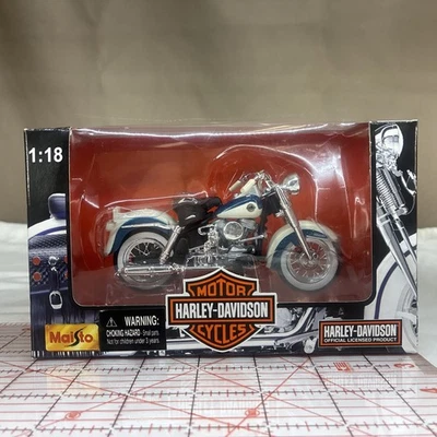 Réplica de motocicleta Maisto Harley Davidson 1958 FLH Duo-Glide 1:18 - Imagem 1 de 4
