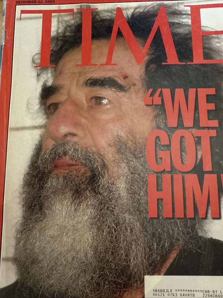 TIME magazine We Got Him December 22 2003  Saddam Hussein in custody - Image 1 of 2