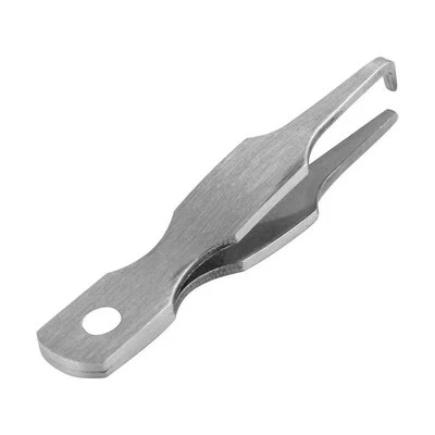 6 * 1.1cm Pinzette Öffnungszange Edelstahl Mit Aufhängeloch Tragbar Brandneu - Bild 1 von 4