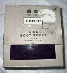 Hunter Kids Boot Socks PURPLE XS 4-6 - Picture 1 of 2
