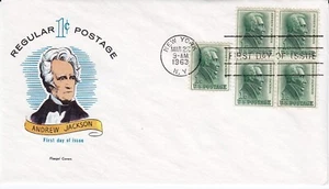 1963 USA Cover Andrew Jackson FDC nice history - Picture 1 of 1