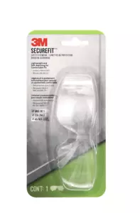 3M SecureFit 200 Safety Eyewear Glasses, 99.9% UV Resistant, Clear, Anti-Fog - Picture 1 of 1