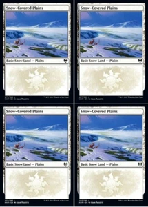 MTG - 4x SNOW-COVERED PLAINS #277 - Kaldheim (C) - Picture 1 of 1