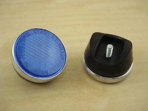 Front Fork Reflector Honda CHALY DAX CF50 CF70 Z50A Z50 ST50 ST70 CT70 Z50 Blue - Picture 1 of 4