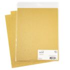 2 Pack Pinkfresh Studio Essentials Glitter Cardstock 8.5"X11" 6/Pkg-Gold PFESCD-