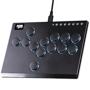 Customizable RGB Arcade Fighting Stick - Ultra-Low 1ms Delay for Ultimate Gaming - Picture 1 of 10