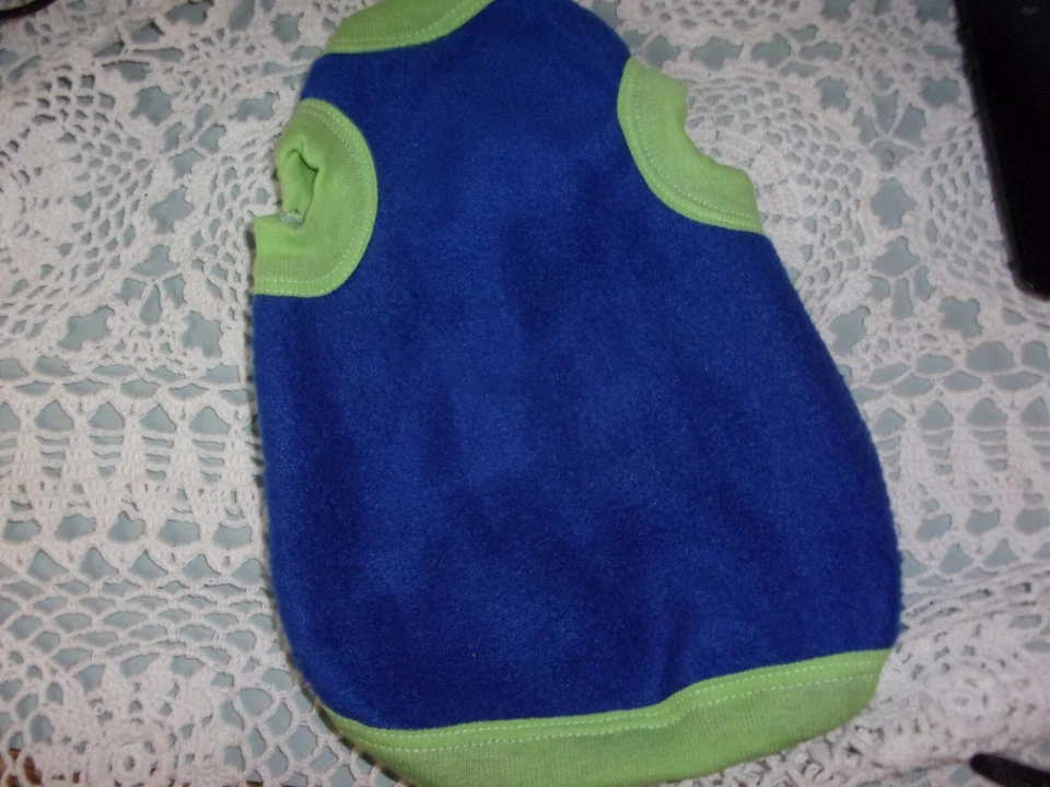 Camisa Pullover Azul Verde Polar Perro XS Nueva Mascota XSmall  Foto 1 de 1