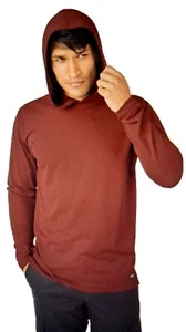 Camisa de sol Dickies Work Solutions con capucha LS Performance mechas borgoña UPF M-3XL - Imagen 1 de 3