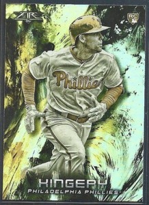 2018 Topps Fire Scott Kingery Gold Minted Rookie No. 22