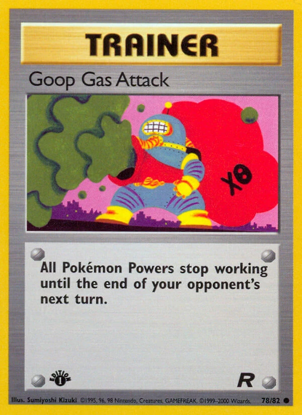 1st Edition Goop Gas Attack 78/82 - Team Rocket - Pokemon Card - Near Mint (NM) - Image 1 of 1