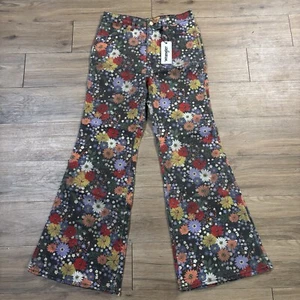 Jeans svasati Wrangler X Free People Wanderer 622 30x32 floreale vita alta boho - Foto 1 di 14