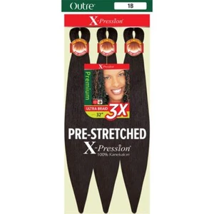 OUTRE SYNTHETIC PRE STRETCHED ULTRA BRAID - XPRESSION 3X 32" - Picture 1 of 9
