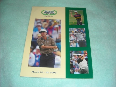 TIGER WOODS 5TH PGA GOLF TOURNAMENT PROGRAM-1994 NESTLE INVITATIONAL-RARE!!! Cover