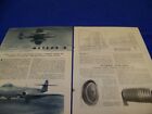 1949 GLOSTER METEOR 8..PHOTOS/2-PAGE CUTAWAY/SPECS (259HH)
