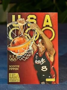 1996 Skybox USA Basketball Gold Card Scottie Pippen #G5 Olympics Very Nice