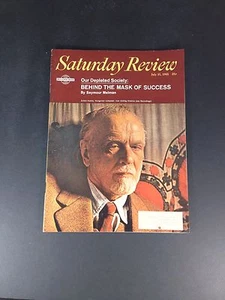 July 31, 1965 Saturday Review Magazine, Behind The Mask Of Success Seyour Melman - Picture 1 of 3