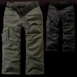 SOUTH PLAY Mens Ski Snowboard Snow Winter Sports Pants Trousers BLACK S-2XL - Picture 1 of 10