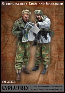 Evolution EM-35158 1/35 German Sturmgeschutz Crew and Grenadier - Bild 1 von 2