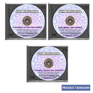 3 CD SUBLIMINAL ATTRACTING WOMEN MEET ATTRACT A GIRLFRIEND SEX APPEAL CONFIDENCE - Picture 1 of 1