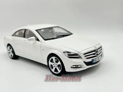 1:18 Benz cls 2012 Alloy Diecast Model Car Hobby Display Ornaments White/Black - Immagine 1 di 4