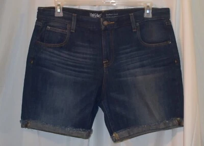 (B-K) Mossimo® 男友短牛仔蓝色牛仔裤短裤 - 12 码 — 第 1/4 张图片