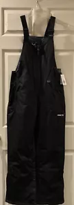 NWT Arctix Women's Essential Insulated Bib Overalls Snow Pants Black M 8-10 - Picture 1 of 7