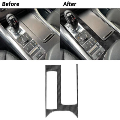 For Land Rover Range Rover Carbon Fiber Interior Transmission Console Cover Trim Foto 1 de 4