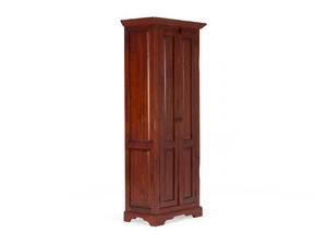 Kleiderschrank Garderobenschrank Catana Massivholz braun Flurschrank - Bild 1 von 8