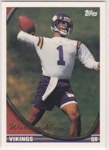 G) Tarjeta coleccionable de fútbol americano Topps 1994 - Warren Moon - #27 - Imagen 1 de 2