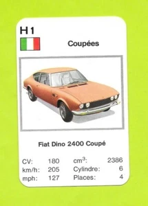 Carte N°H1 - Fiat Dino 2400 Coupé - Bild 1 von 2