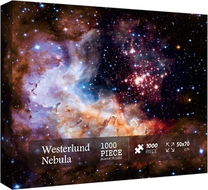 Space Puzzle 1000 Pieces Adult, Solar System Galaxy Puzzle, Hubble-Westerlund 2 - Picture 1 of 7