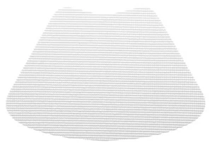 Kraftware 32739 Fishnet Placemat Dz Wedge White - Picture 1 of 1