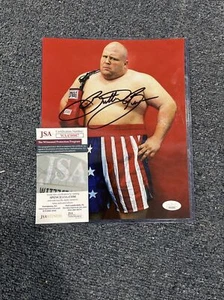 Eric Esch Butterbean Autographed Signed 8x10 Photo JSA COA Boxing Rare - Picture 1 of 3