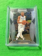KELDON JOHNSON SILVER CHROME ROOKIE CARD JERSEY#3 KENTUCKY 2019 Prizm DP 