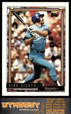 1992 Topps 720 Kirk Gibson Gold Kansas City Royals