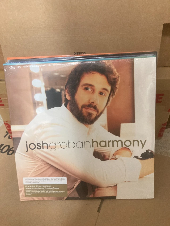 JOSH GROBAN HARMONY, DOUBLE VINYL LP, NEW AND SEALED - Image 1 of 1
