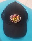 TNT Fireworks Truckers Hat Cap Black Snapback Mesh Red Yellow Logo